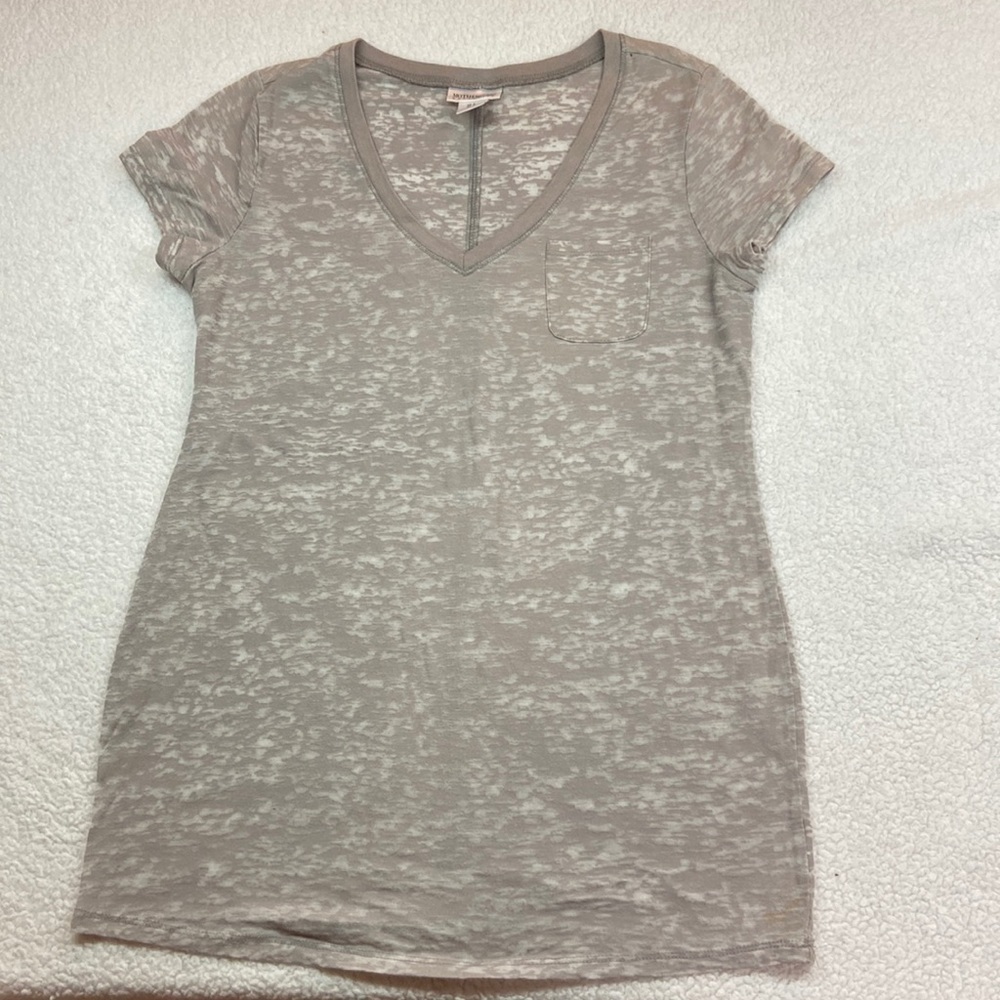 Motherhood VNeck Maternity Grey Tee